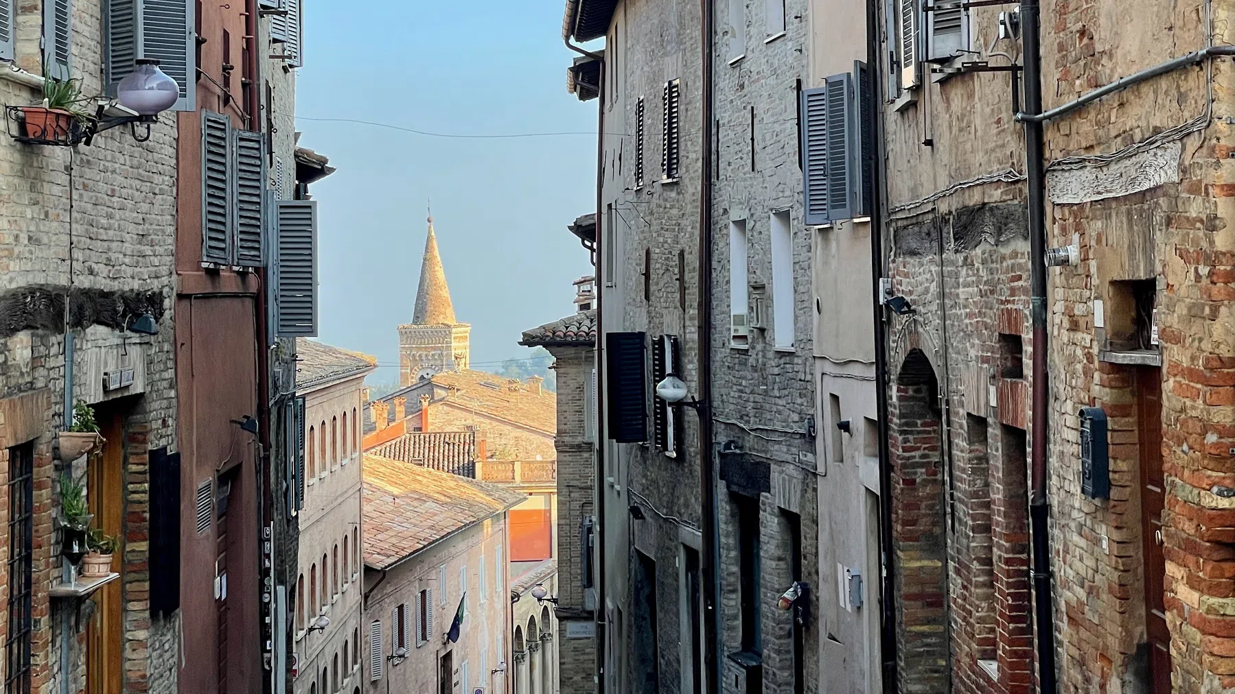 Uitzicht in Urbino